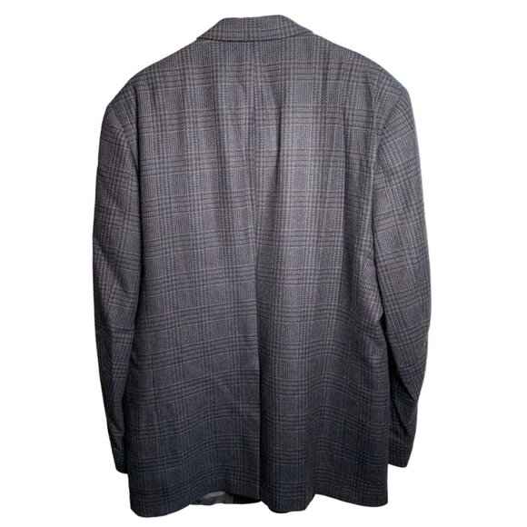 Hart Schaffner Marx for Nordstrom Mens Plaid Wool Blazer 44XL VTG EUC 7024 - Picture 15 of 15
